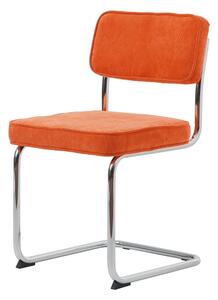 Narancssárga kordbársony étkezőszék Rupert – Unique Furniture