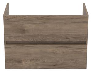 Natúr színű fali mosdó alatti szekrény diófa dekorral 80x55 cm Eurovit+ – Ideal Standard