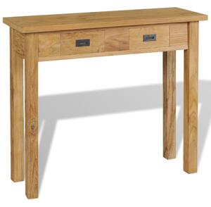 Tömör tíkfa konzolasztal 90 x 30 x 80 cm