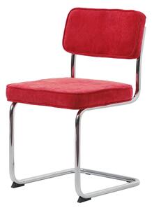 Piros kordbársony étkezőszék Rupert – Unique Furniture