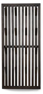Sötétbarna tölgyfa fogas panel 46x100x8 cm Parco – Spinder Design
