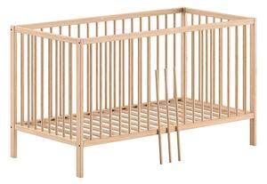 Natúr színű borovi fenyő babaágy 70x140 cm DINO – Vipack
