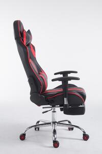 Limit V2 műbőr gamer szék lábtartóval, derék- és nyakpárnával