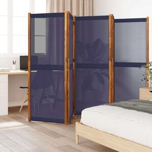VidaXL 5 Paneles Térelválasztó - Sötétkék - 350x180 cm