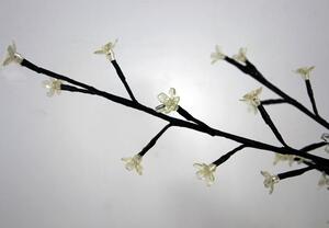 NEXOS Dekoratív fa virágokkal LED 45 cm hideg fehér