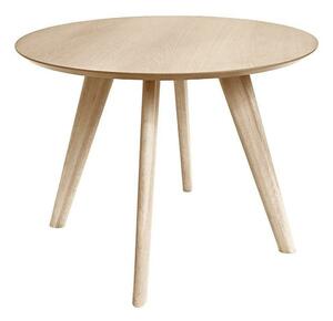 Asztal Oakland 908, Világos tölgy, 75cm, Fa, Természetes fa furnér, Váz anyaga, Tölgy