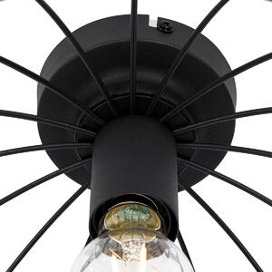 Ipari mennyezeti lámpa fekete 35 cm - Hanze
