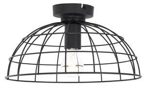 Ipari mennyezeti lámpa fekete 35 cm - Hanze