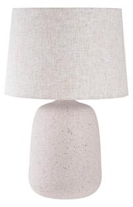 Krémszínű asztali lámpa textil búrával (magasság 47 cm) Croft – House Nordic