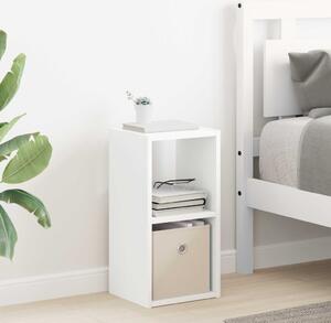 VidaXL Éjjeli asztal fiókkal Fehér 25,5 x 22 x 49,5 cm Faanyag