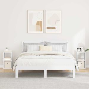 VidaXL Éjjeli asztal fiókkal 2 pcs Fehér 25,5 x 22 x 49,5 cm Faanyag