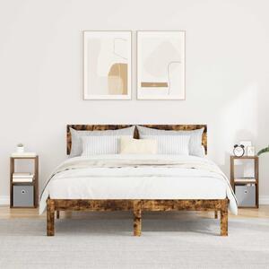 VidaXL Éjjeli asztal 2 pcs Füstölt tölgy 25,5 x 22 x 49,5 cm Faanyag