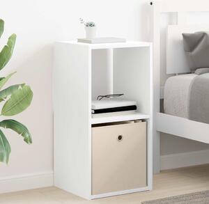 VidaXL Éjjeli asztal fiókkal Fehér 35 x 32 x 68,5 cm Faanyag