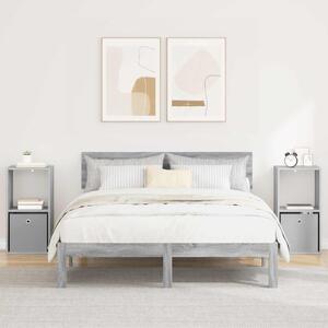 VidaXL Éjjeli asztal 2 pcs Szürke Sonoma 35 x 32 x 68,5 cm Faanyag