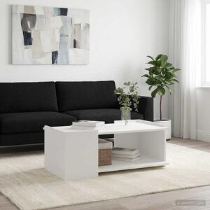 Dohányzóasztal Fehér 90 x 50 x 33 cm Szerelt Fa