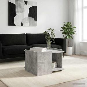 Dohányzóasztal Betonszürke 50,5 x 50 x 33 cm Szerelt Fa