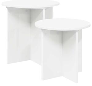Kisasztal készlet tárolóval 2 pcs Mérnöki fa