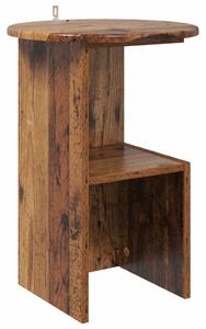 Oldal asztal Antik Fa Ø 39,5 x 55 cm Szerelt Fa