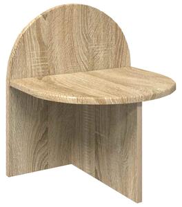 VidaXL Éjjeli asztal Sonoma Tölgy 40 x 35,5 x 45,5 cm Mérnöki fa