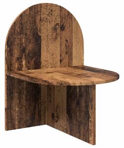 VidaXL Éjjeli asztal Antik Fa 48 x 49 x 65 cm Mérnöki fa