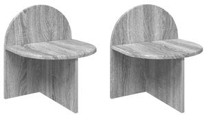 VidaXL Éjjeli asztal 2 pcs Szürke Sonoma 40 x 35,5 x 45,5 cm