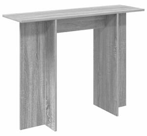Konzolasztal Szürke Sonoma 100 x 30 x 75 cm Szerelt Fa