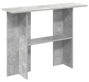 Konzolasztal Betonszürke 100 x 30 x 75 cm Szerelt Fa