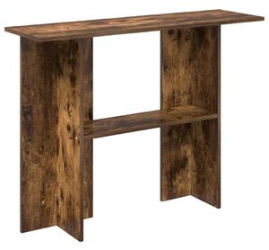 Konzolasztal Füstös Tölgy 100 x 30 x 75 cm Szerelt Fa