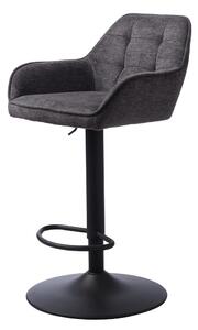 Sötétszürke állítható magasságú bárszék Nolan – Unique Furniture