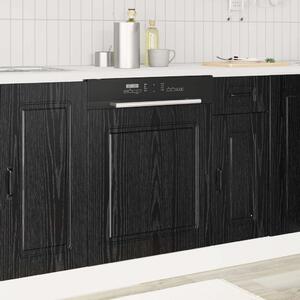 Mosogatógép panel Kalmar Fekete tölgy 60 x 1,5 x 57 cm Faanyag