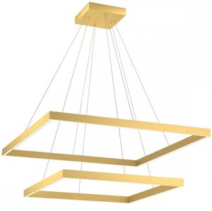 Kapcsolóval szabályozható függesztett LED lámpa 100 W, hidegfehér, aranyszínű (Febe)