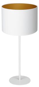 Luminex Asztali lámpa ARDEN 1xE27/60W/230V á. 25 cm fehér/arany LU3452