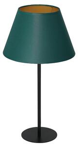 Luminex Asztali lámpa ARDEN 1xE27/60W/230V á. 30 cm zöld/arany LU3560