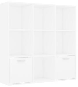 VidaXL fehér forgácslap könyvszekrény 98 x 30 x 98 cm