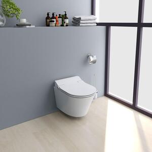 AREZZO design INDIANA Perem nélküli fali WC + okos WC tető (Bidé funkcióval)