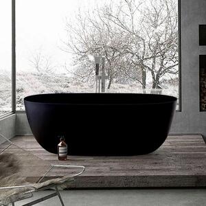 Diplon Dark Nora 160 cm es szabadon álló akril fürdőkád
