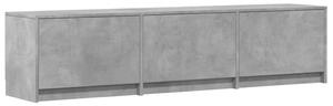 TV szekrény leddel fiókkal Beton 165 x 34 x 40 cm Faanyag