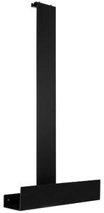 Rea Tori, fürdőszobai függesztőpolc 40x9,5x75,5 cm, fekete matt, REA-85000