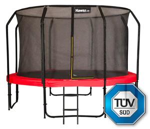 Hawaj Premium 366 cm trambulin belső védőhálóval + létra INGYEN