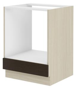 Alsó konyhaszekrény Chasma 60 DG BB (ferara tölgy+ sötét fa)