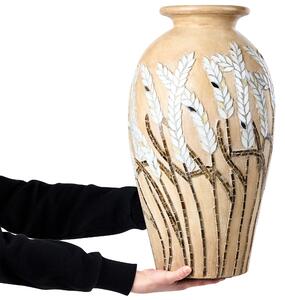 Terrakotta Dekor váza 54 Bézs SINAMAR