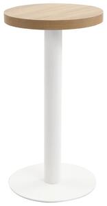 Világosbarna MDF bisztróasztal 40 cm