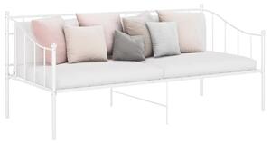 VidaXL fehér fém kanapéágykeret 90 x 200 cm