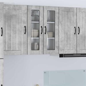 Mosogatógép panel Lucca Betonszürke 60 x 31 x 80 cm Szerelt Fa