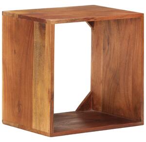 Tömör akácfa fali polc 40 x 30 x 40 cm