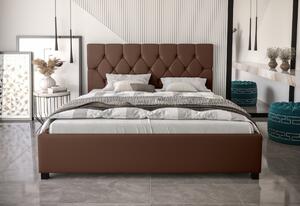 SWIFT kárpitozott ágy + matrac, 160x200, sioux grey