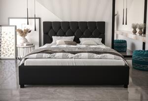 SWIFT kárpitozott ágy + matrac, 160x200, sioux grey