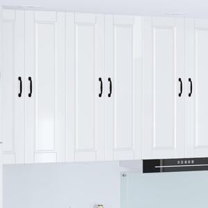 Mosogatógép panel Magas Fényű Fehér 60 x 31 x 100 cm Faanyag