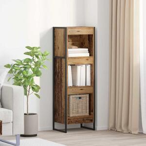 Könyvespolc Öreg fa 40 x 30 x 121 cm Faanyag