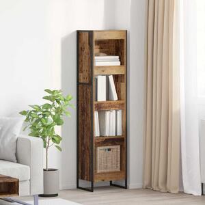 Könyvespolc Öreg fa 40 x 30 x 155 cm Faanyag